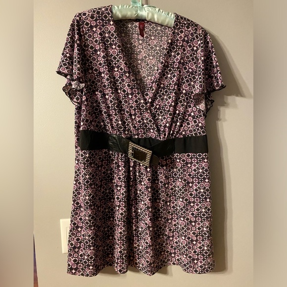 Gitano geometrics V Neck Women’s size 18-20 made in the USA - Picture 3 of 16